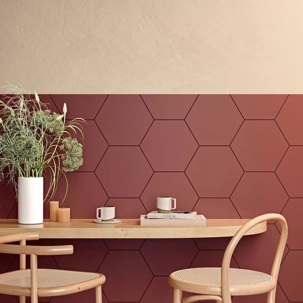 Carrelage petit format Brick & More Ok Hex Croma Chicago 01 — AZER Bain & Carrelage Rennes