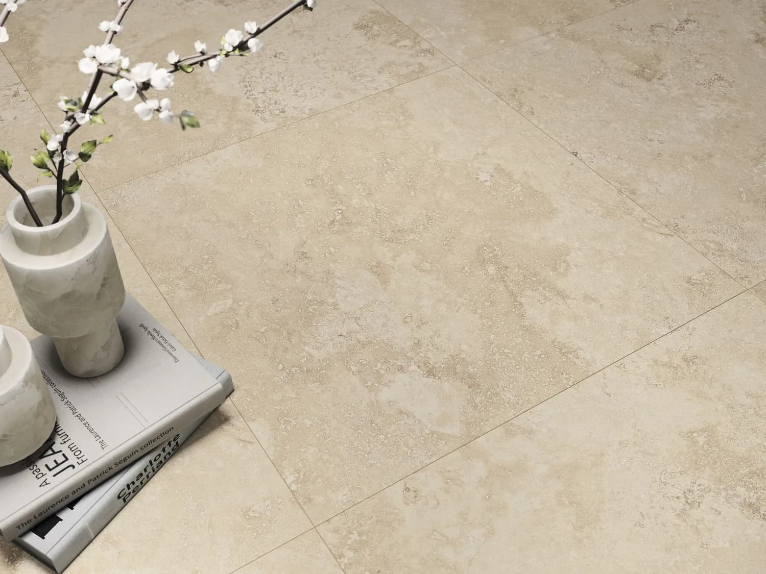 Carrelage effet pierre, béton ou marbre Florenece Sz — AZER Bain & Carrelage Rennes