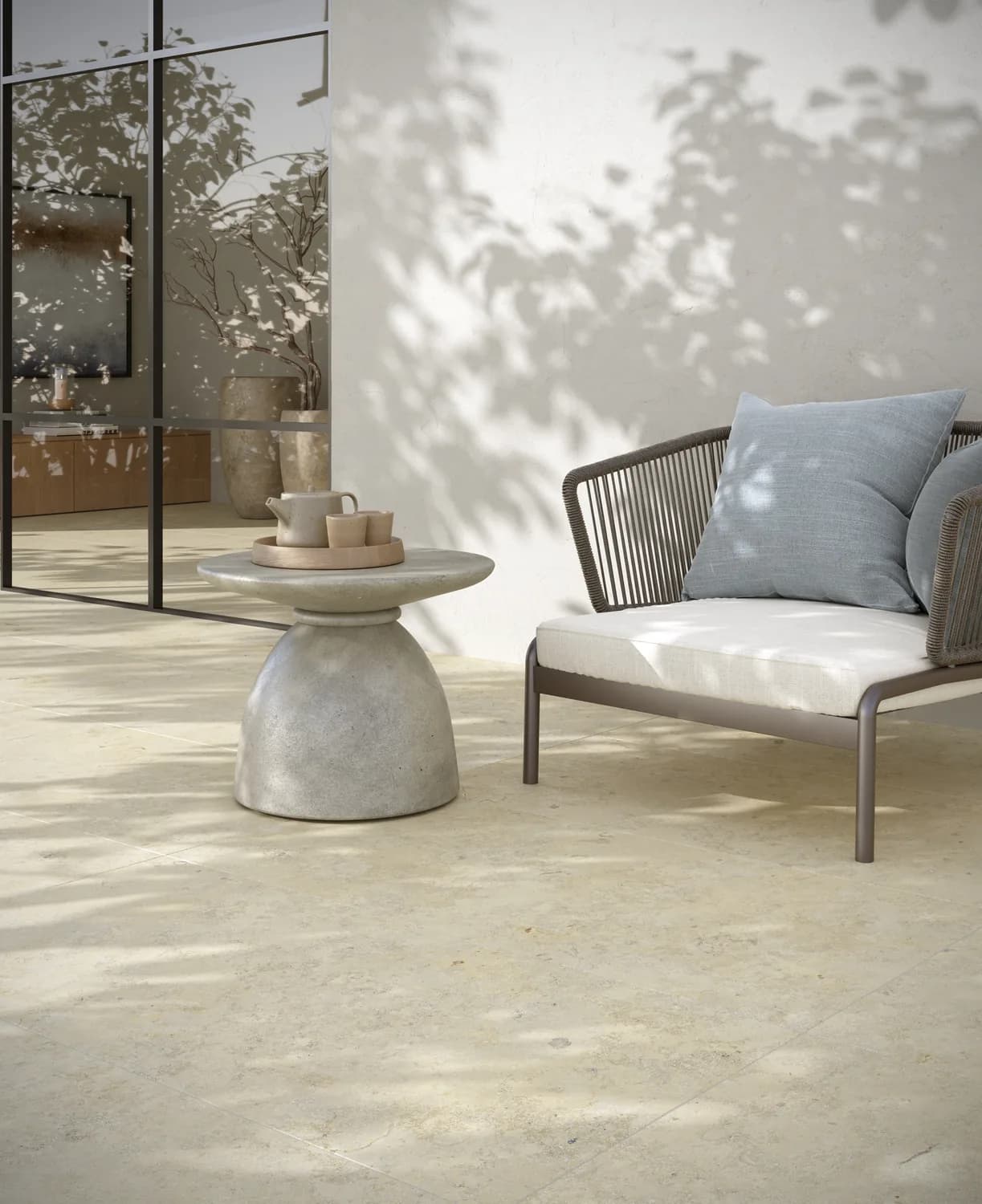 Carrelage extérieur de terrasse Bistone 2 — AZER Bain & Carrelage Rennes
