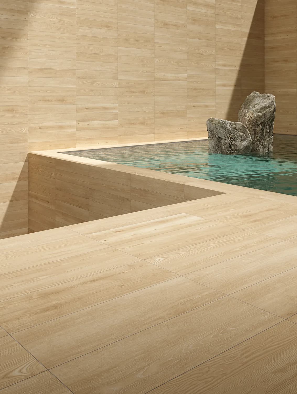 Carrelage extérieur de terrasse Facewood — AZER Bain & Carrelage Rennes