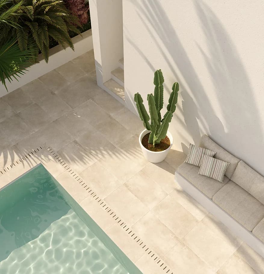 Carrelage extérieur de terrasse Matilde 1 — AZER Bain & Carrelage Rennes