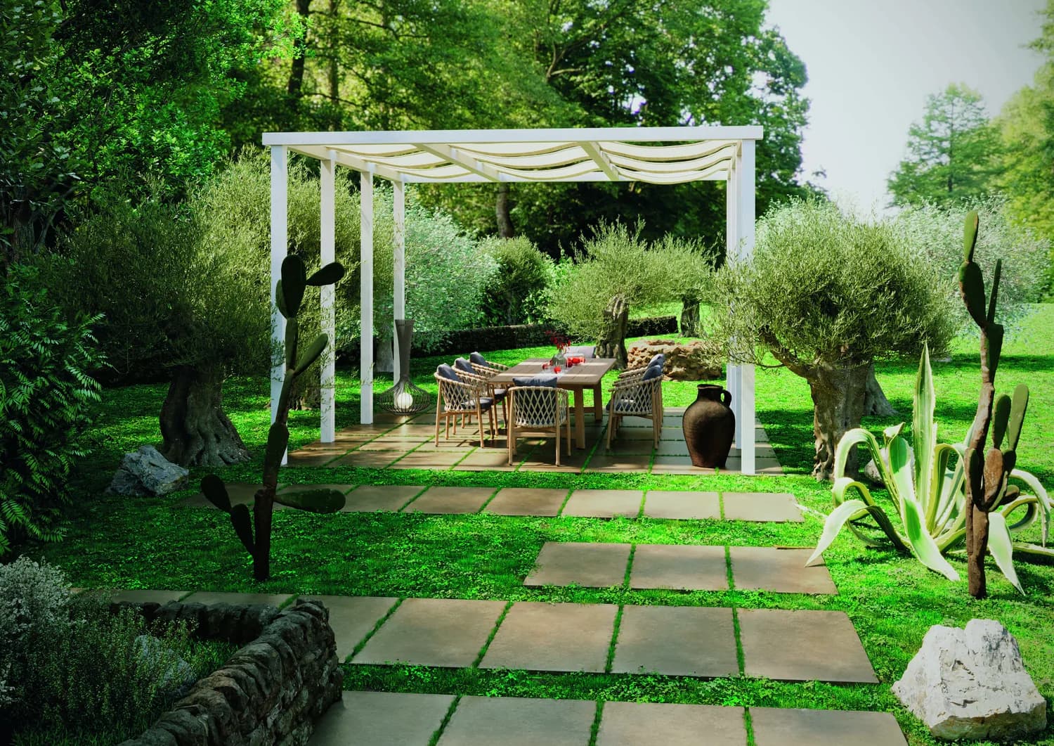 Carrelage extérieur de terrasse Matilde 3 — AZER Bain & Carrelage Rennes