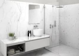 Marbre — Marbre sombre aux nuances dramatiques, pour des espaces sculpturaux.