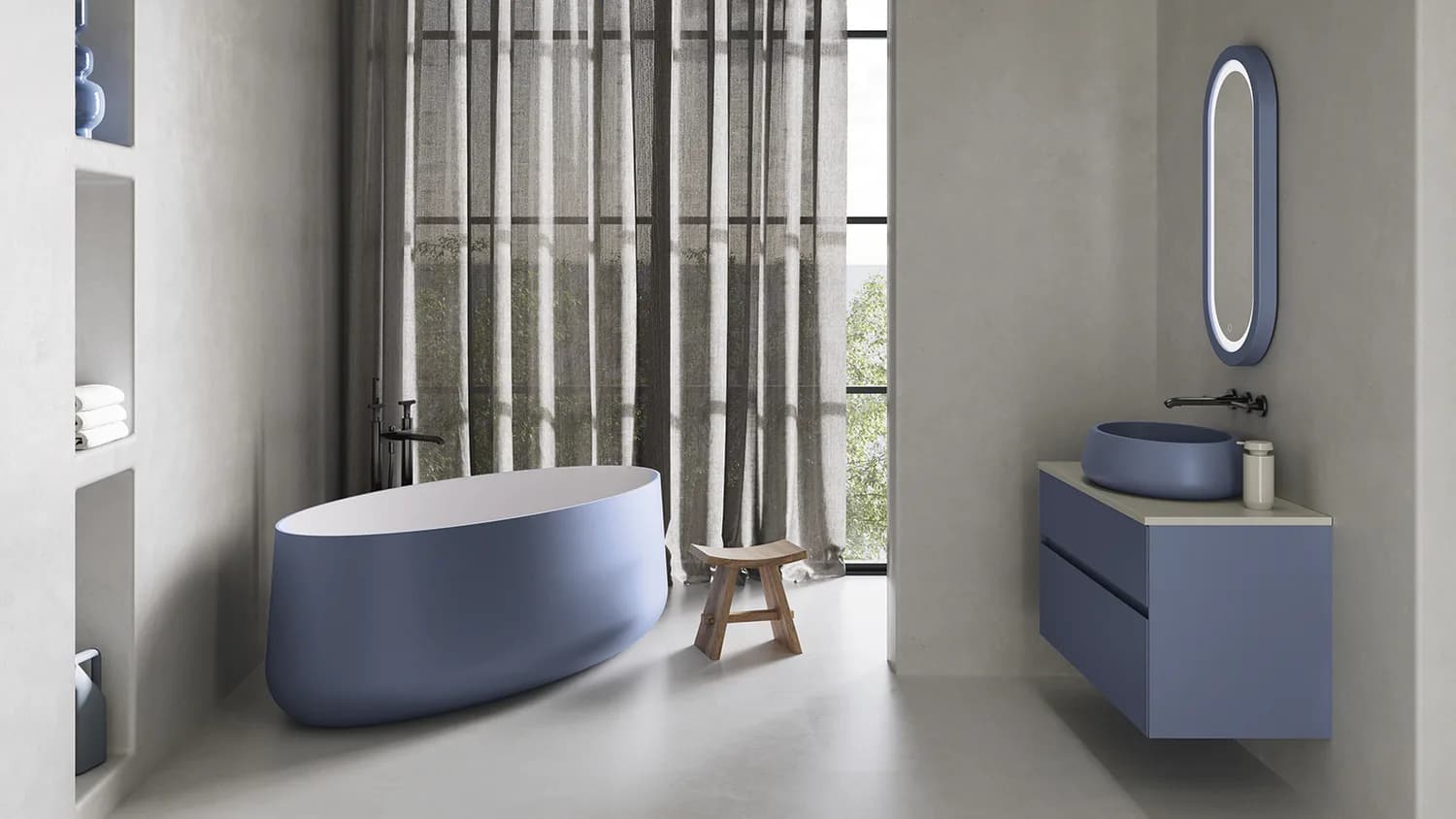 Baignoire Elipse Mate — AZER Bain & Carrelage Rennes