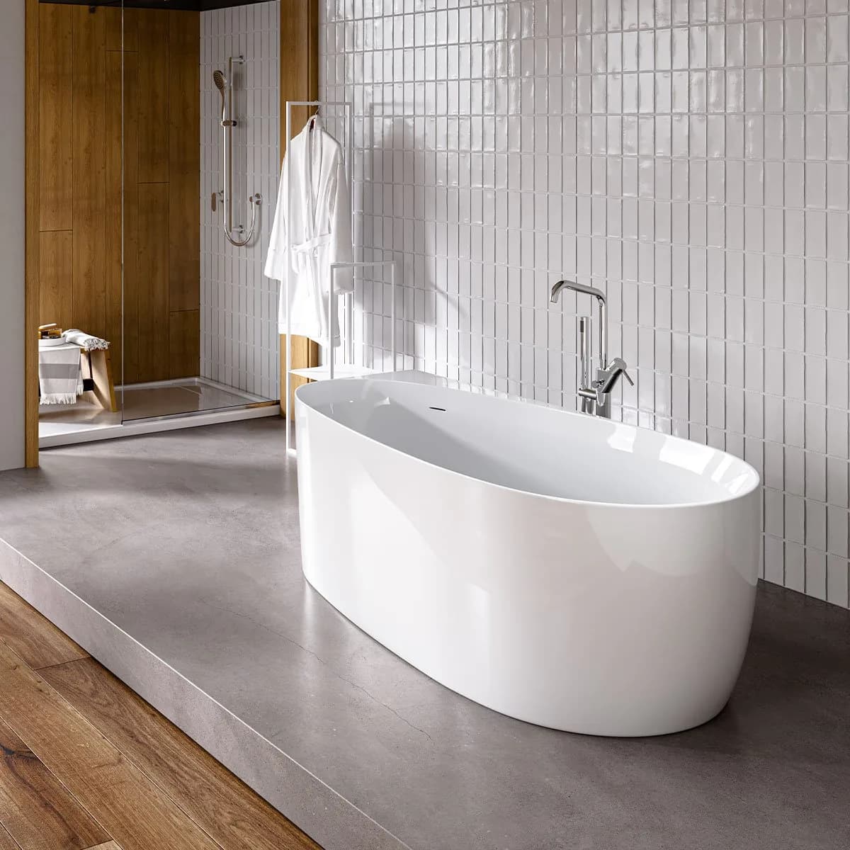 Baignoire Hidronatur Altea — AZER Bain & Carrelage Rennes