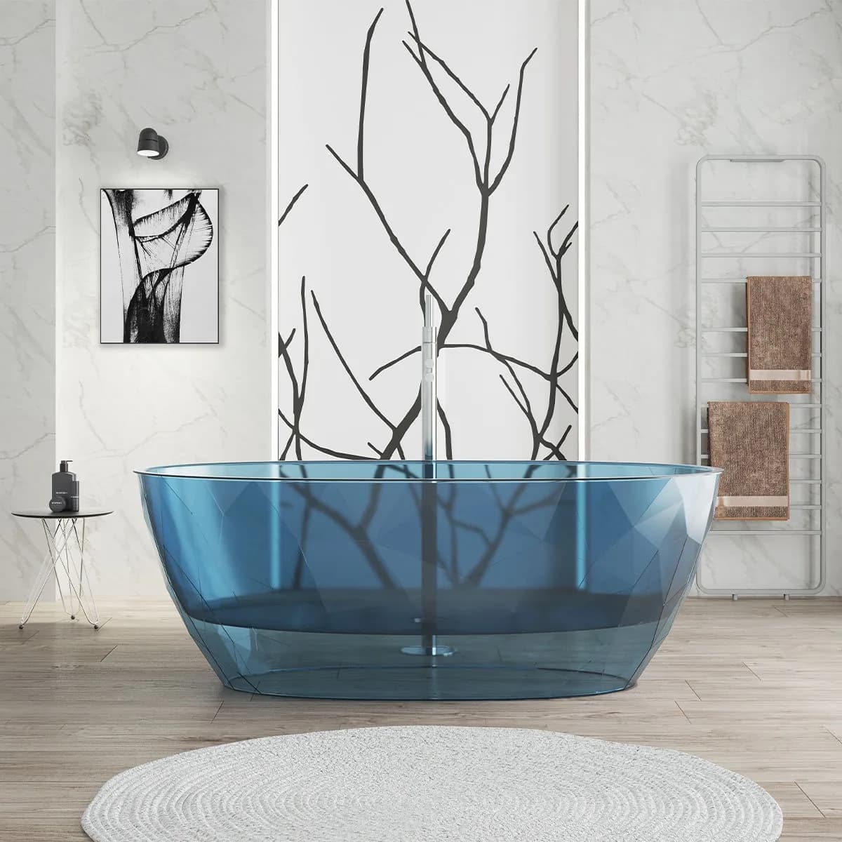 Baignoire Hidronatur Tibi Azul — AZER Bain & Carrelage Rennes
