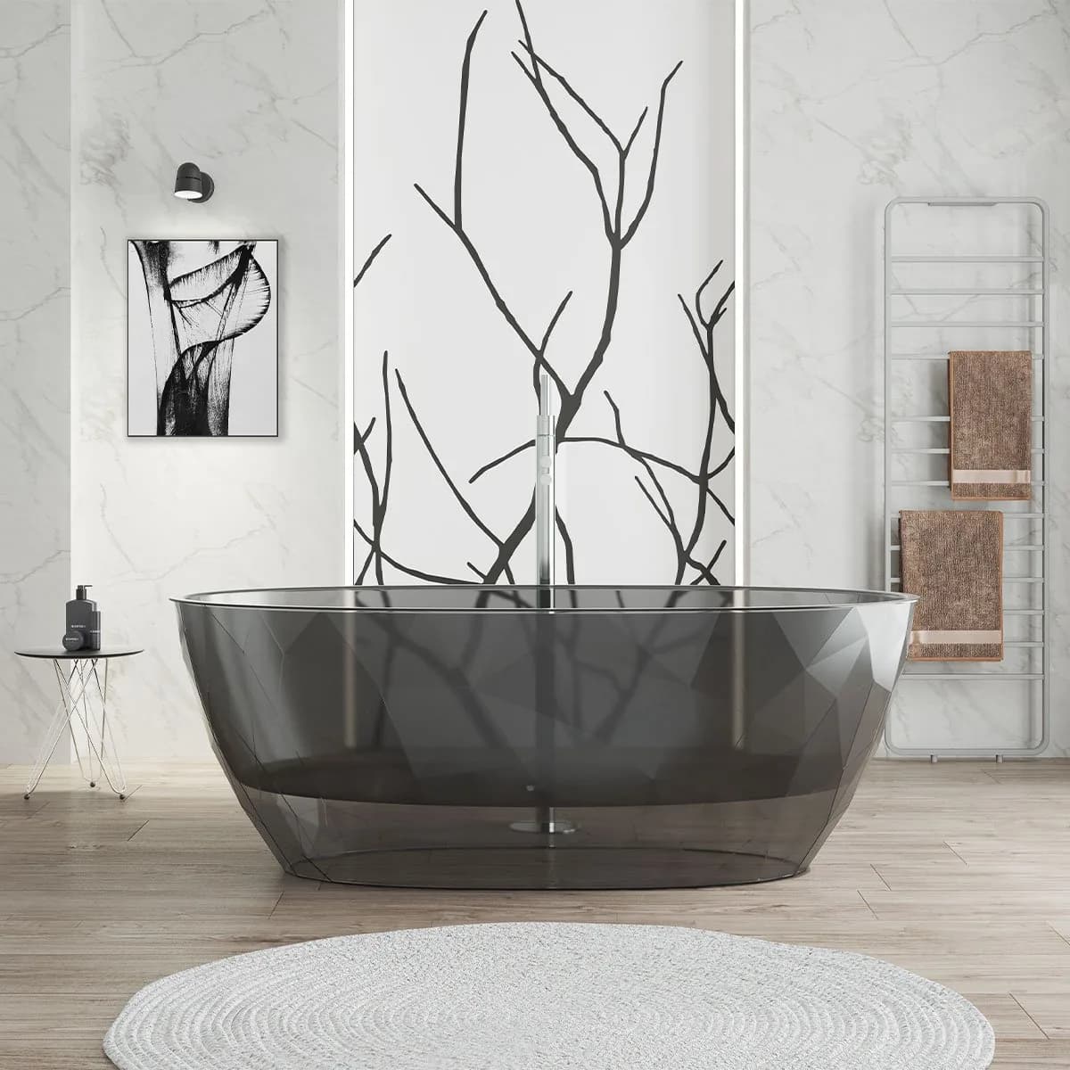 Baignoire Hidronatur Tibi Negro — AZER Bain & Carrelage Rennes