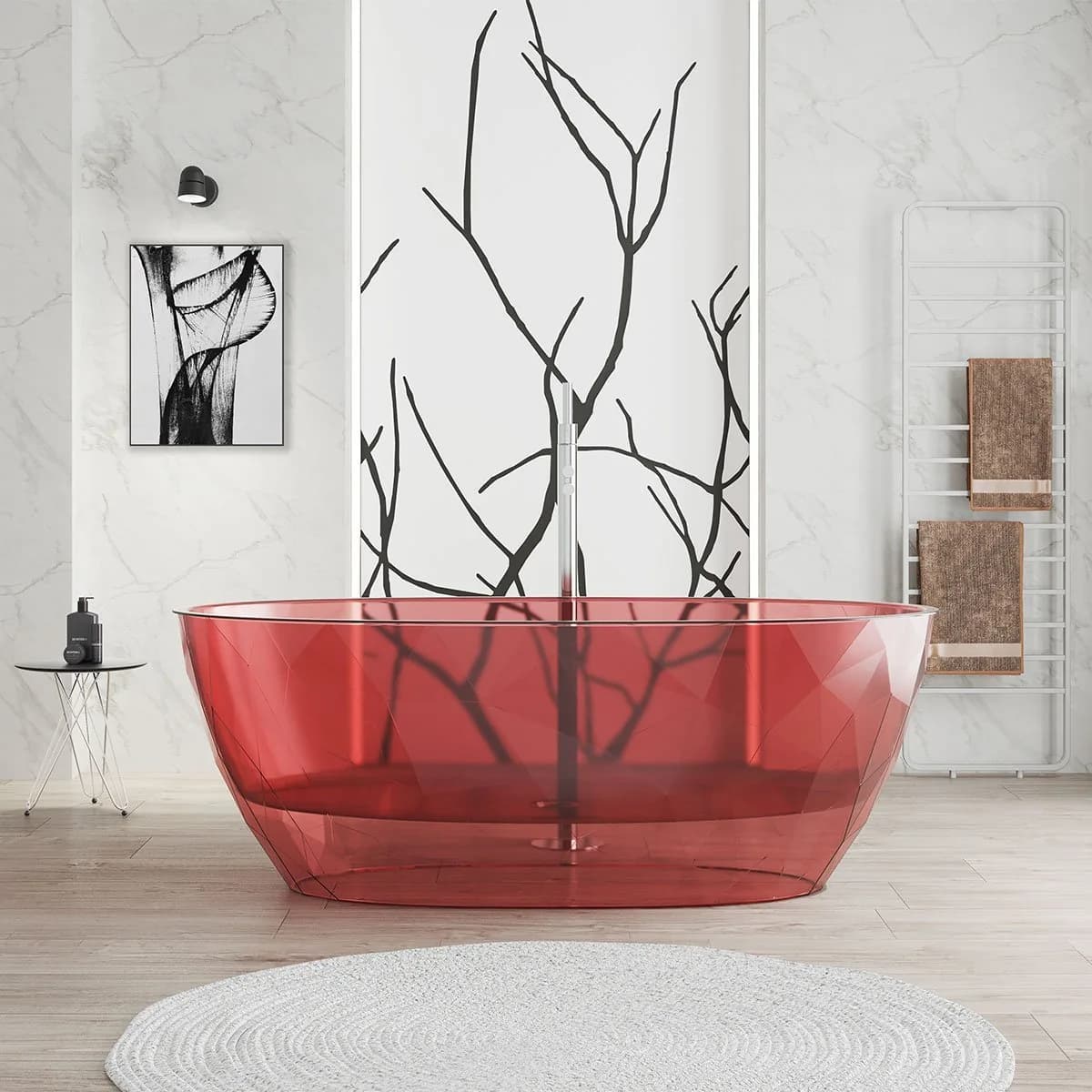 Baignoire Hidronatur Tibi Rojo — AZER Bain & Carrelage Rennes