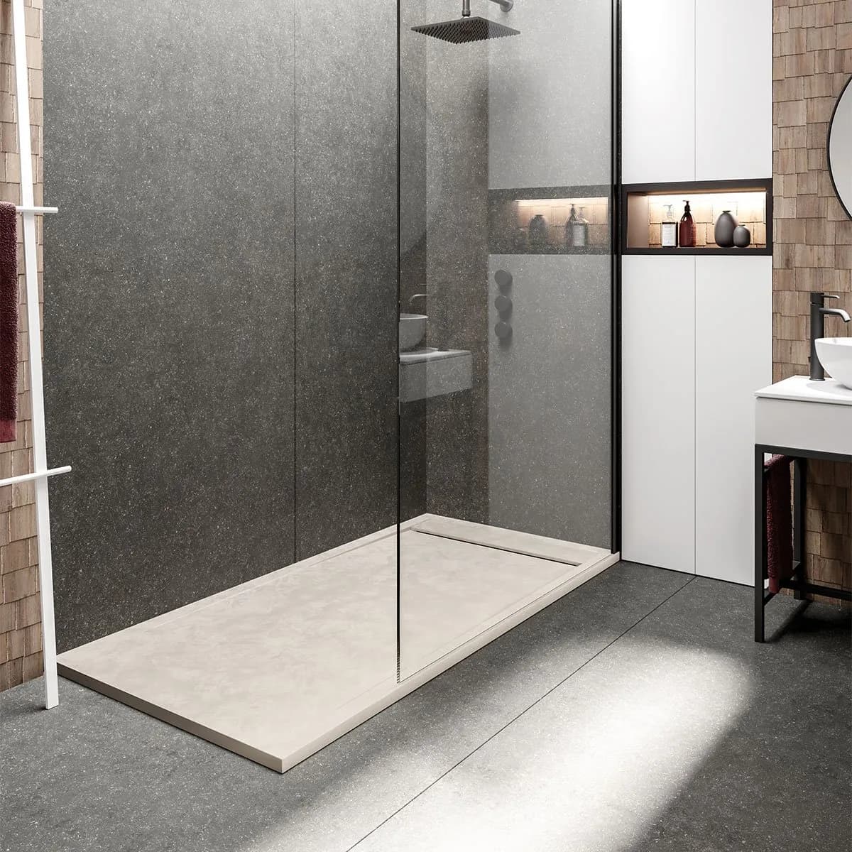 Receveur de douche Corvus — AZER Bain & Carrelage Rennes