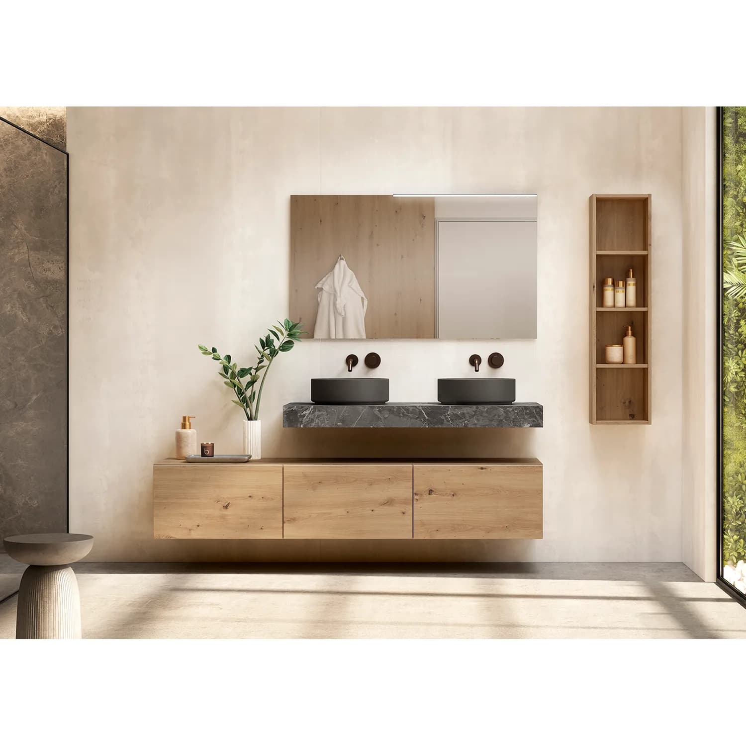 Meuble de salle de bain Collection Nomad — AZER Bain & Carrelage Rennes