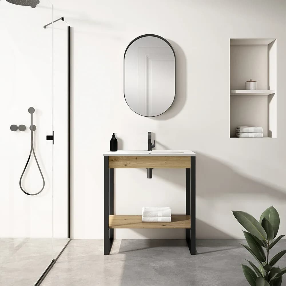 Meuble de salle de bain Collection Quadro — AZER Bain & Carrelage Rennes